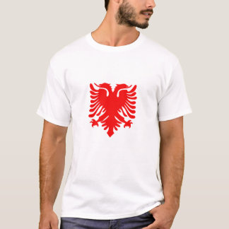 Kennzeichen der albanischen Flagge T-Shirt