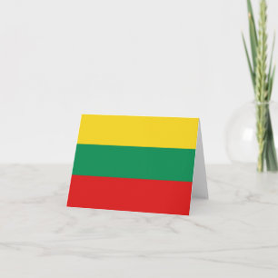 Kennzeichen der litauischen Flagge Karte