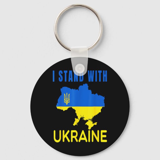Kennzeichen der Ukraine Schlüsselanhänger (Vorderseite)