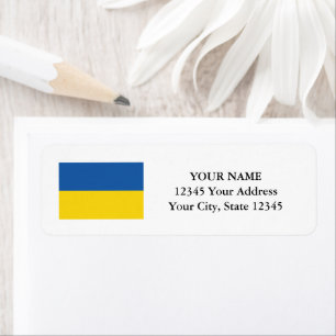 Kennzeichen der ukrainischen Flagge