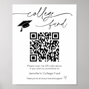 Kennzeichen des Uni Fund QR Poster