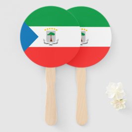 Kennzeichen für äquatoriale Guinea Fächer