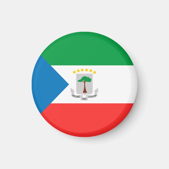 Kennzeichen für äquatoriale Guinea Magnet (Vorne)