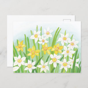 Kennzeichen für Frühling Postkarte