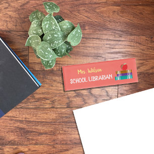 Kennzeichen für Korallenbibliotheken Namenschild