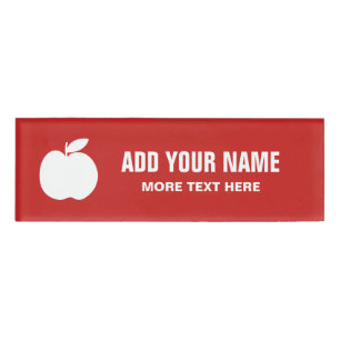 Kennzeichen für personalisierte Schullehrer Namenschild