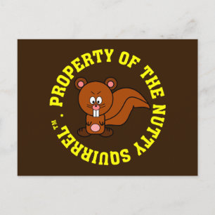 Kennzeichen für persönliche Immobilien in Office Postkarte