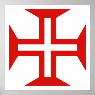 Kennzeichen für Portugal Poster