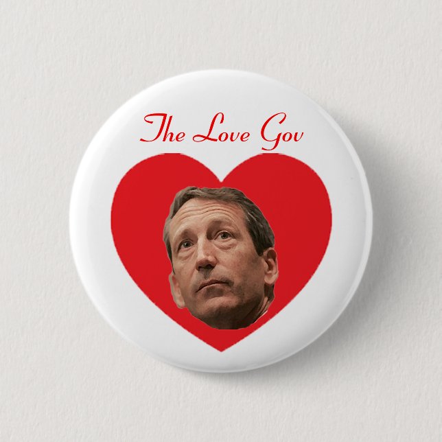 Kennzeichen Sanford:  Die Liebe reg. Button (Vorderseite)