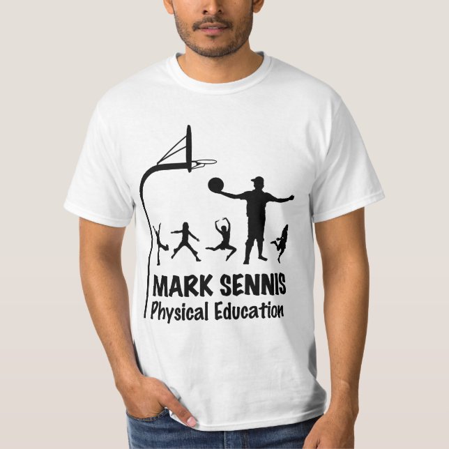 Kennzeichen Sennis - körperliche Bildung T-Shirt (Vorderseite)