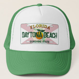 Kennzeichenschild für das Daytona Beach Florida-Sc Truckerkappe