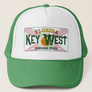 Kennzeichenschild für das Kennzeichen West Florida Truckerkappe