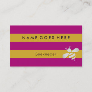 "Kennzeichnet" Imker-Visitenkarten Visitenkarte