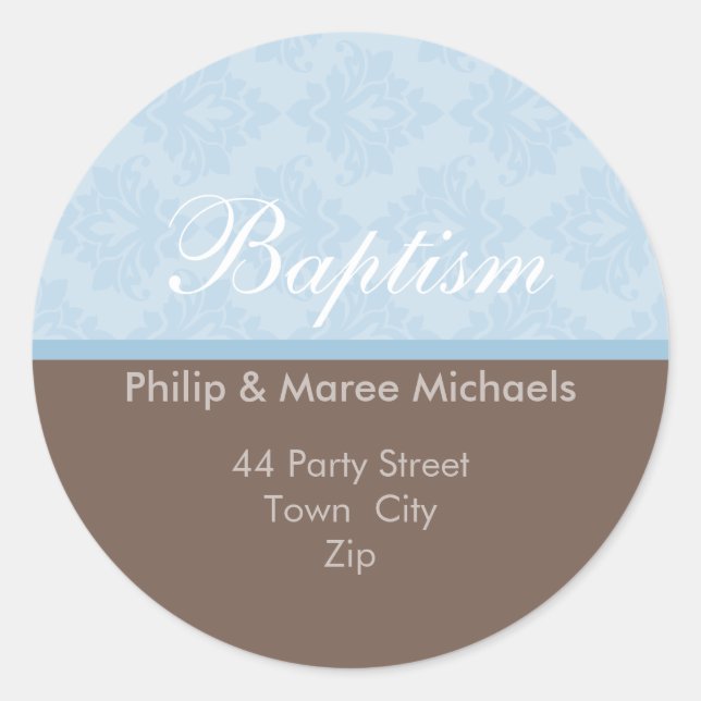 KENNZEICHNUNG DER ADRESSE: oh, so schön 2 Runder Aufkleber (Vorderseite)