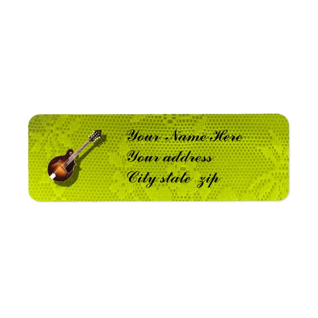 KENNZEICHNUNG DER MANDOLIN-RÜCKKEHR (Vorne)