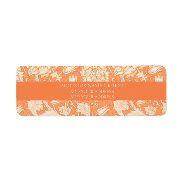 KENNZEICHNUNG DER RÜCKKEHR: WILLIAM MORRIS POMEGRA (Vorne)