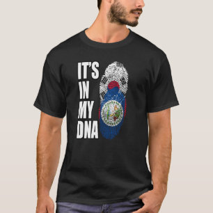 Kennzeichnung des belgischen und südkoreanischen M T-Shirt
