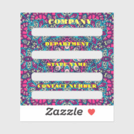 KENNZEICHNUNG DES PERSONALS DER GESELLSCHAFT AUFKLEBER