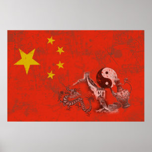 Kennzeichnung und Symbole der China ID158 Poster