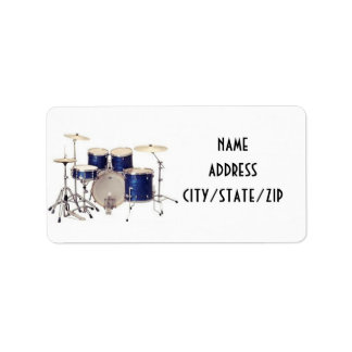 ***KENNZEICHNUNGEN FÜR DRUMMER*** ADRESSAUFKLEBER