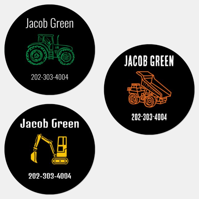 Kennzeichnungen für wasserdichte Circle-Aufkleber Etiketten (Gruppe)