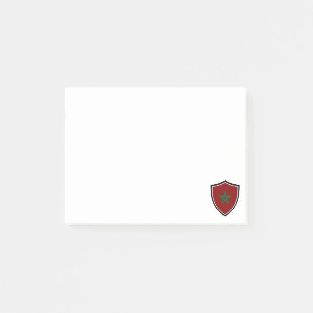 Kennzeichnungen Marokkos Post-it Klebezettel (Vorderseite)