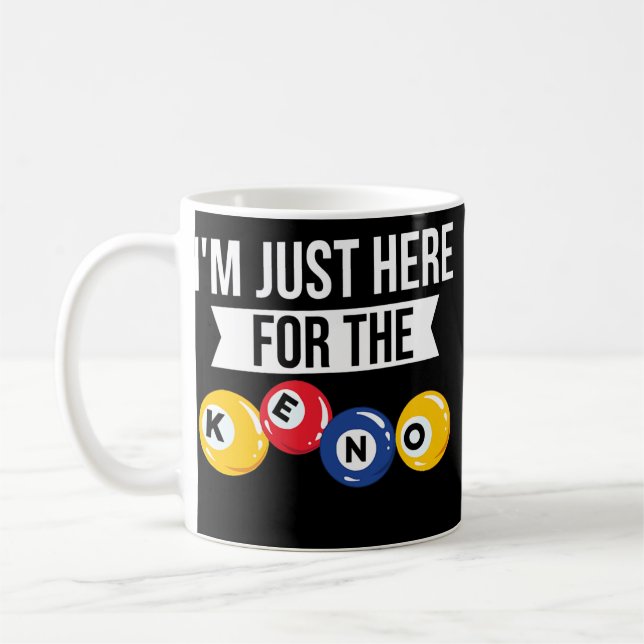 Keno Game Player Spielautomaten Casino  Kaffeetasse (Links)