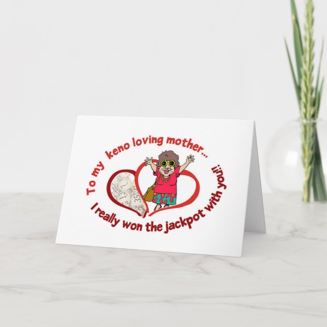 Kenokarten: Mitteilung zu meiner liebevollen Karte (Vorderseite)