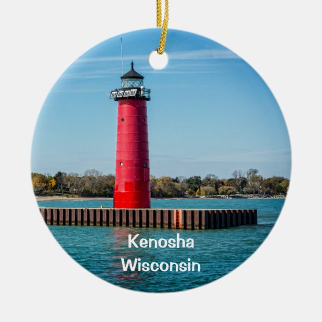 Kenosha Keramik Ornament (Vorne)