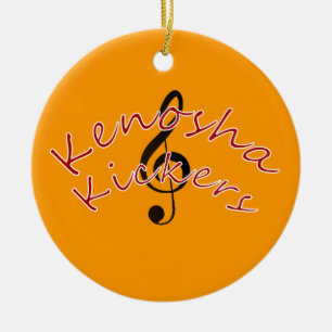 Kenosha Kicker Keramikornament