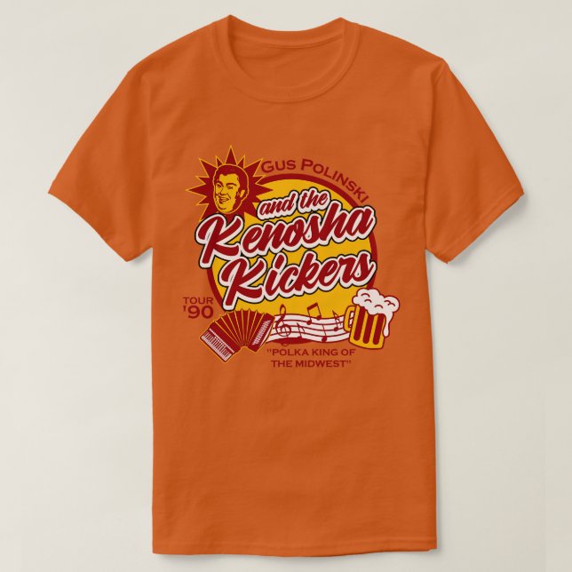 Kenosha Kickers Tour 90s T-Shirt (Design vorne)
