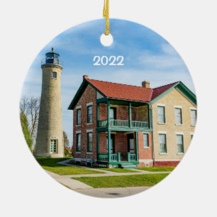 Kenosha Lighthouses Keramik Ornament