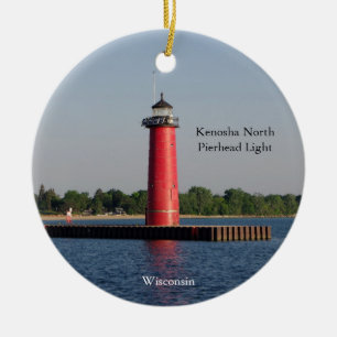 Kenosha North Pierhead Light Ornament