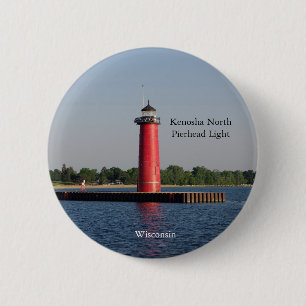 Kenosha North Pierhead Light-Taste Button