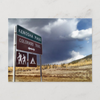 Kenosha Pass im Herbst Postkarte