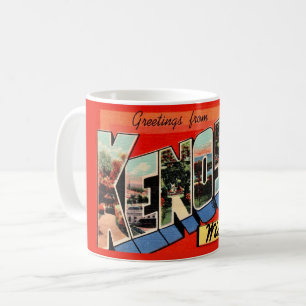 Kenosha WI Gruß Postkarten Tasse
