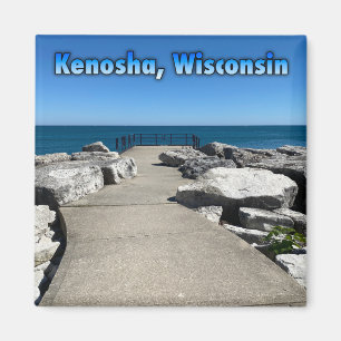 Kenosha, Wisconsin am See Michigan Magnet