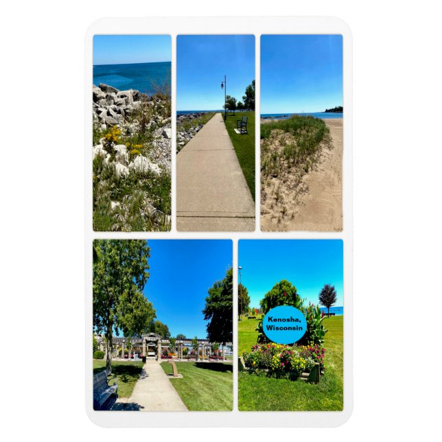 Kenosha, Wisconsin Magnet (Vertikal)