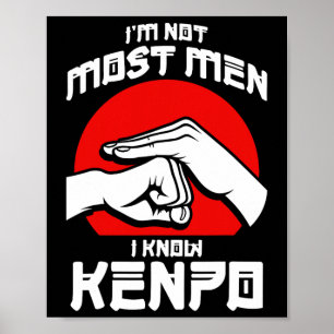 Kenpo Aggressive Selbstverteidigung Karate Martial Poster
