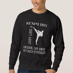 Kenpo Boy genau wie ein normaler Junge, der stärke Sweatshirt