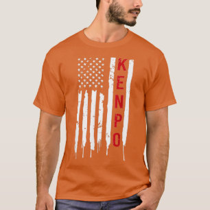 Kenpo Karate Amerika Flag T-Shirt