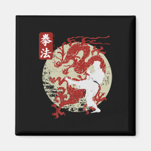 Kenpo Karate Drachen Symbol Magnet