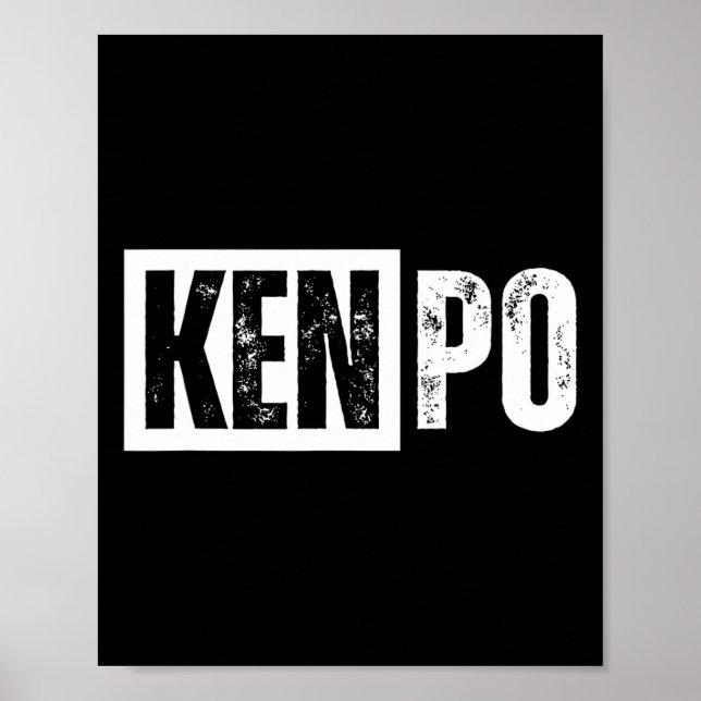 Kenpo Karate erschüttert Poster (Vorne)
