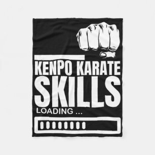Kenpo Karate Fähigkeiten Laden Funny American Kenp Fleecedecke
