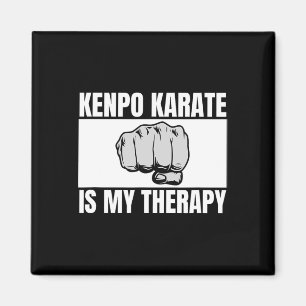 Kenpo Karate ist meine Therapie Funny American Ken Magnet