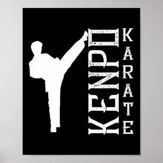 Kenpo Karate Japan Verteidigungsstreitkräfte Marti Poster