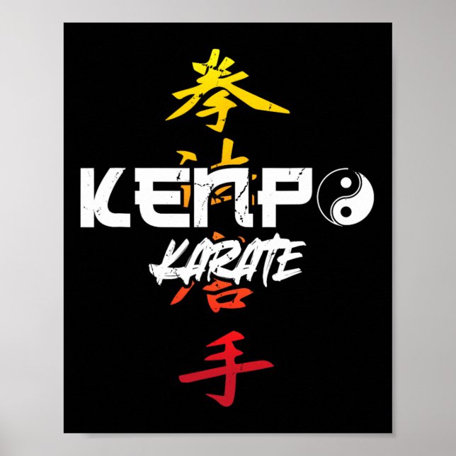 Kenpo Karate Karate Poster (Vorne)