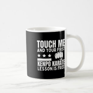 Kenpo Karate Lesson für Freier Coach Funny America Kaffeetasse