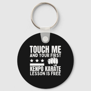 Kenpo Karate Lesson für Freier Coach Funny America Schlüsselanhänger