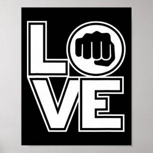 Kenpo Karate Liebe Funny Proud American Kenpo Poster